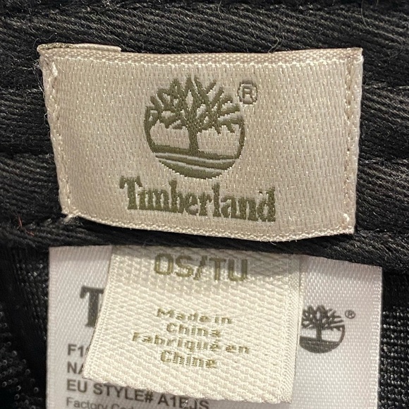 Timberland Tweed Adjustable Gray Baseball Hat Cap Patch Logo - Picture 9 of 10